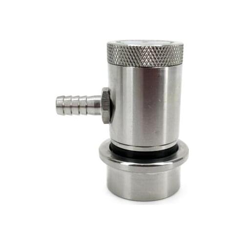 Machined Stainless Ball Lock Disconnect - Barb (Black/Liquid)