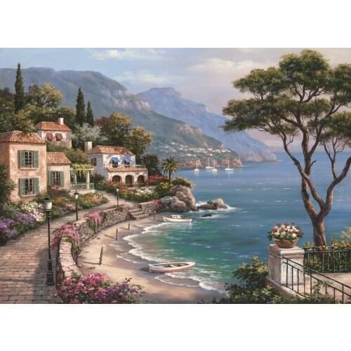 At Jigsaw Puzzle 2000 Pcs Escape For Adult&Kids Toy Educational Entertaintment Landscape Fun Games