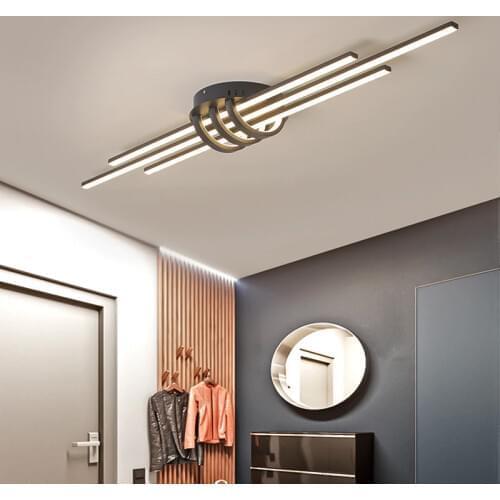 Modern ceiling led ceiling lights for living room bedroom Matte black/white Finished aluminum kitchen led ceiling lamp fixtures