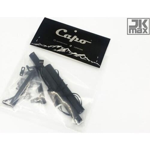 Rc Car Shell Upgrade Front Roof Light Bar Spotlight + Rear Brake Lamp For 1:8 Scale Model Cars CAPO JKMAX JEEP Wrangler Truck