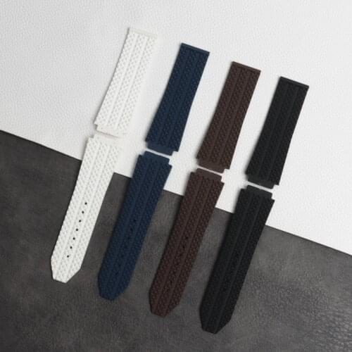 25*19mm New Watch Accessories Rubber Strap For Hublot Strap Big Bang Series Men and Women Watch Band Accessories