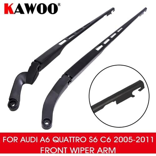 Car Front Window left/Right Windshield Windscreen Wiper Arm For Audi For A6 QUATTRO S6 C6 2005-2011 4F1955407B/4F1955408B