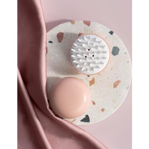 Nordic ABS TPU Hair Brush Shampoo Comb Massage Brush Body Hair Washing Comb Cleaning Modern Bath Brushes Bathroom Tool