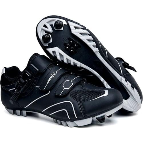 Men Mountain Triathlon Cycling Shoes MTB Women Self-Locking Nonslip Bicycle Shoes Road Speed Bike Sneakers Flat Spd Sport Shoes