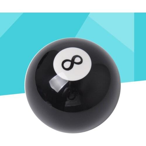 Universal Gear Shift Knob Number 8 Manual Car Shift Knob Shifter Lever (Black)