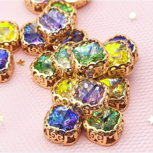 Rhinestones Needlework for Clothes Sew on Stone Handicraft Nest Claw Decorations Crystal Fabric Sewing Jewelry Accessories