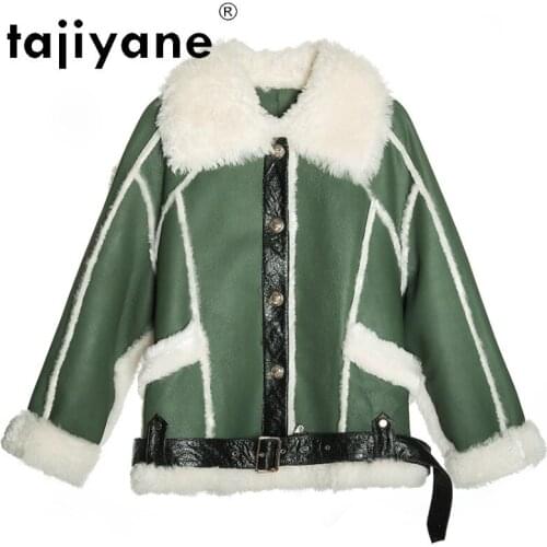 Winter Women Clothes Real Fur Coats Woman Genuine Sheepskin Jackets Female Natural Wool Jacket Mujeres Abrigos TN1373