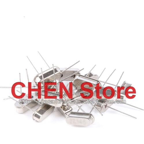 10pcs crystal type 27.145MHz 20PPM 20PF 49S passive crystal 27.145M short legs