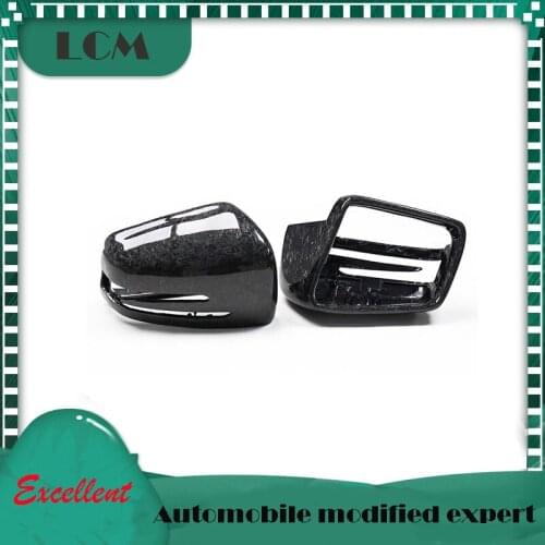 2008+ For-Mercedes W204/W212/W218 /W207/X204/W176 2008 (dry)Carbon Fiber Mirror Cover Body Side Rear View Mirror Caps