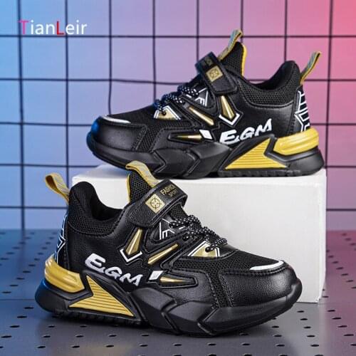 2021 New High Quality Kids Shoes Breathable Mesh Children Sneakers For Boys Shoes Fashion Casual Running Shoes Chaussure Enfant