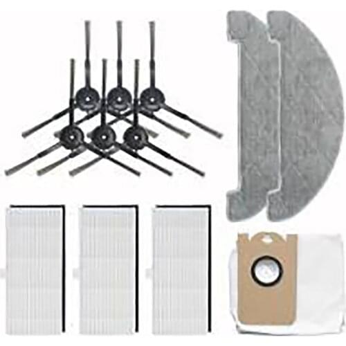 Side Brushes Filters for Proscenic M7pro Dust Bags Rag Washable Cloth for Proscenic M7max Sweeper Cleaning Accessories