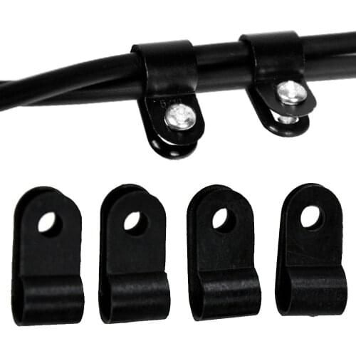 1000PCS Black Nylon R-type Cable Clamps 3.3mmU 94V-2 SGS Clamp 3.3mm Fixing Clip