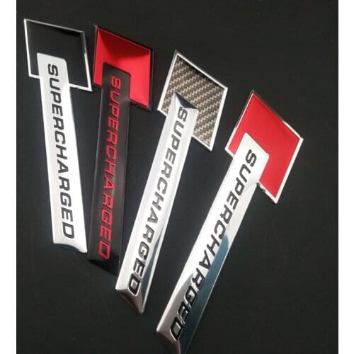 1PCS car aluminum alloy supercharged label shape for Geely Vision SC7 MK CK Cross Gleagle SC7 Englon SC3 SC5 SC6 SC7 Panda