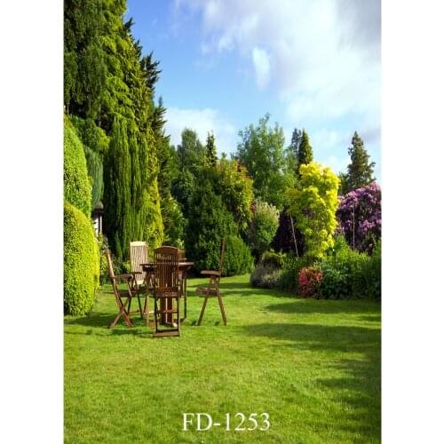 Desk Chair Grass Photographic Background For Photograph Accessories Kids Baby Vinyl Cloth Photo Printed Backdrop Photo Shoot