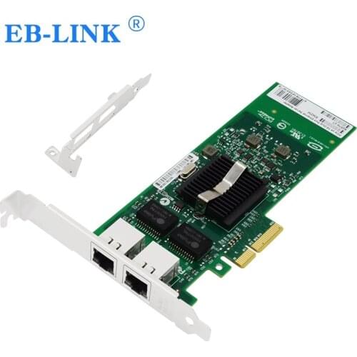 Dual Port PCI-EX4 1Gbps Intel 82576EB E1G42ET/EF E1G44ET Gigabit Server Adapter