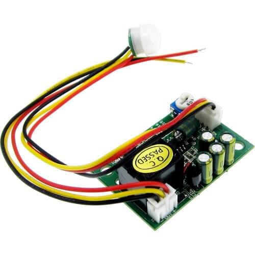 Human Infrared Sensor Module Body Induction 12 v PIR Pyroelectric Infrared Sensors Imports Probe to Adjust the Relay Output