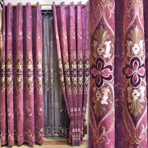 Exquisite embroidery curtains for living room Voile Curtain for Bedroom for hotel/Kitchen/study Curtain Luxury Curtains Window