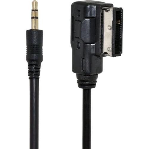 Cablecc Media In AMI MDI to Stereo 3.5mm Audio Aux Adapter Cable for Car Mercedes Benz & Cell Phone