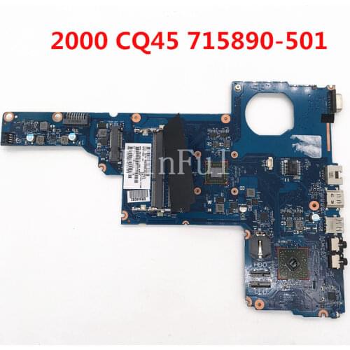 High quality For CQ45 2000 Laptop motherboard 715890-501 715890-601 715890-001 6050A2498701-MB-A02 100% full Tested