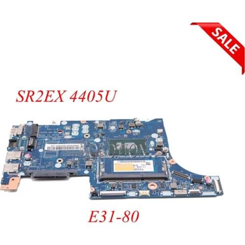 NOKOTION BIVS3 BIVE3 LA-D061P laptop motherboard For lenovo E31-80 SR2EX Pentium 4405U CPU onboard Main board works