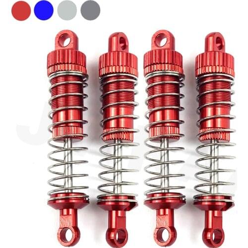 Metal Hydraulic Shock Absorber Oil Damper for For WPL C14 C24 C34 C44 MN Model MN45 D90 D91 99 99S Upgrades Car Parts (4PCS)