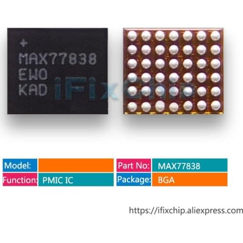 3pcs/lot MAX77838 77838 small power chip ic for Samsung S7 Edge/ S8 G950F/ S8+ G955F Display PM IC PMIC
