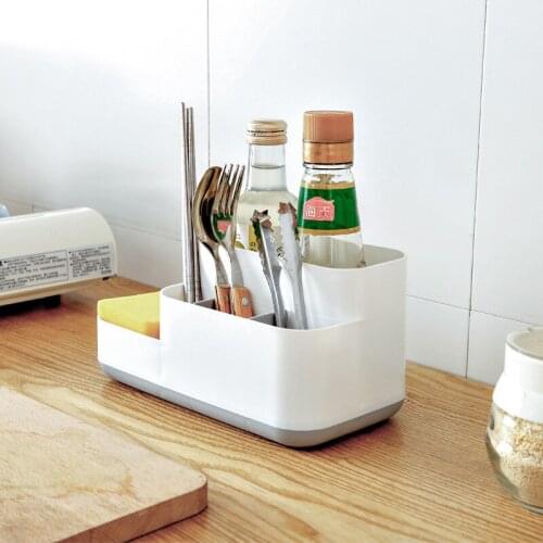 Plastic Makeup Organizer Bathroom Storage Box Cosmetic Organiser Office Desktop Make Up Jewelry Storage Box Sundries Container