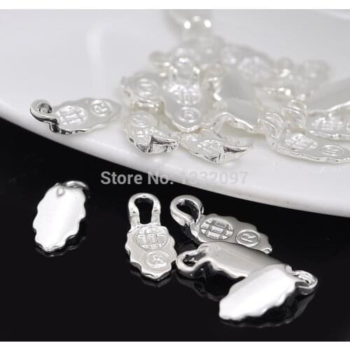 100pcs Leaf Shape Jewelry Glue On Bails For Glass Cabchon Pendants Gold Plated Scrabble Tile Pendant For Necklaces Findings