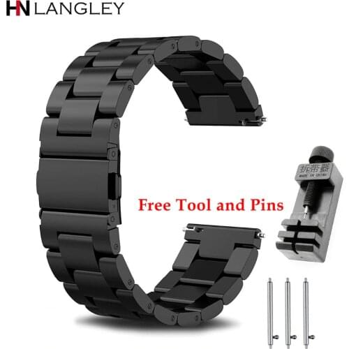 General Watch Bands Quick Release Bracelet Width 18mm / 20mm / 22mm / 24mm Stainless Steel Strap Wrist Replacement Watch Bands