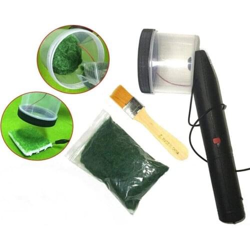 Construction Sand Table Model Tool Electrostatic Grass Planter Crafts Flocking Machine Battery Version