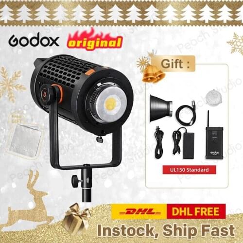 Godox UL150 UL-150 150W 5600K Color Temperature Silent Bowens Mount LED Video Light Remote Control and App Support