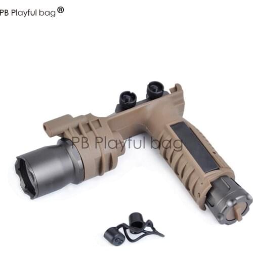 Outdoor sports competition hang-down tactical flashlight M910A grip high-light LED gen9 M4A1 gel ball gun fittings RD03