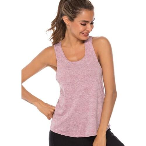 Yoga Tops Sleeveless Racer back Yoga Vest Sport Singlet Women Athletic Fitness Sport Tank Tops Gym Running Training Yoga Shirts