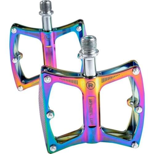 BMX Bicycle Pedals Aluminum 3 Bearing Antiskid Dazzle Color Bike Pedals Accessories Mtb Cycling Bicycle Bike DIY Parts
