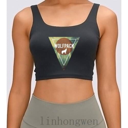 Wolfpack Nature Women Tank Top Famous Print Breathable Trend Standard Euro Size S-XL Summer Crop Top
