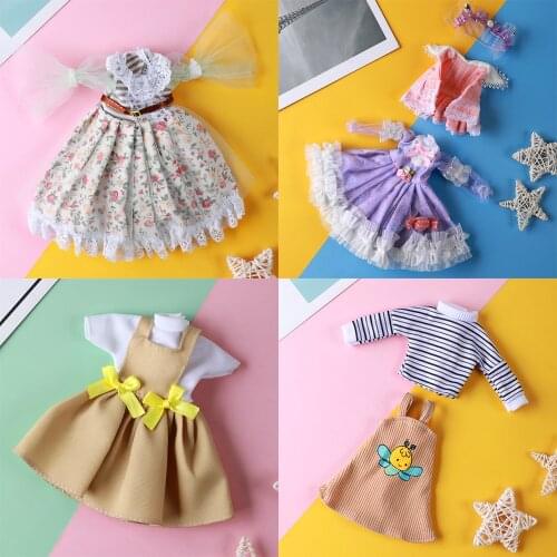 1/6 Bjd Baby Clothes Cute Baby Doll Clothes Lolita Dress Mermaid Costume Accessories For Yosd Sd 30cm Blyth Doll