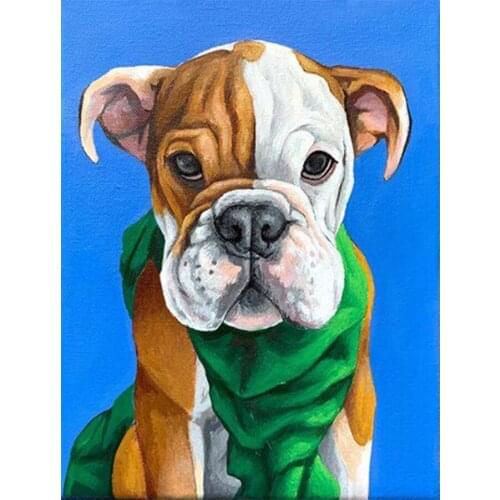 5D Diamond Painting Animal Dog Cartoon Art DIY Full Round Square Diamond Embroidery Kit Home Decora Children Gift