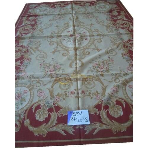 The Aubusson Savonnerie, A Handmade French Garden, Is Beautifully Embroidered With Rugs New Listing Natural Sheep Wool