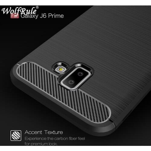 Case For Samsung Galaxy J6 Plus Case Rugged Bumper Carbon Fiber Coque For Samsung Galaxy J6 Plus Cover For Samsung J6+ J610 6.0"