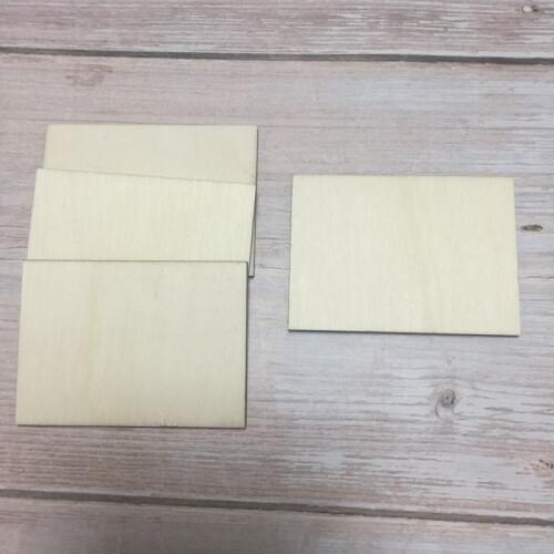 Wood rectangle blank wood plaques