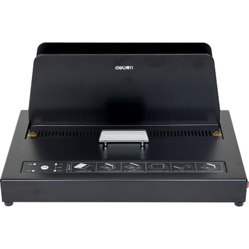 Deli 14671 Electric Thermal Binder Hot Melt Binding Machine Fully Automatic Glue Binding Maquina De Encuadernar Encuadernadora