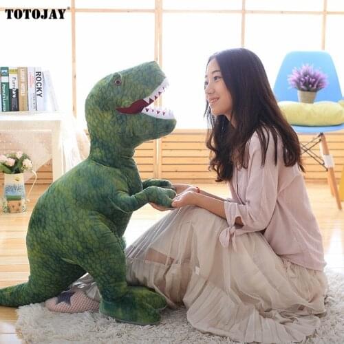 50-110cm Simulation Dinosaur Plush Toys Stuffed Animal Plush Dinosaur Pillow Tyrannosaurus Rex Dolls Kids Girls Creative Gifts
