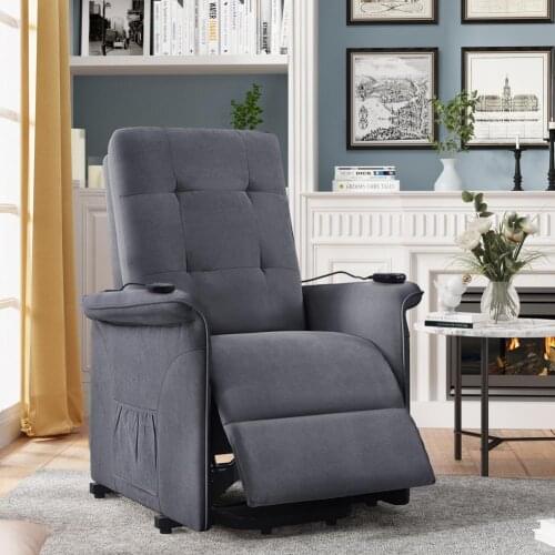 Wear-resistant Stable Extending Footrest Tiltable Massage Chair Armchair Sofa for Daily Life