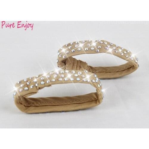 Latin dance belly dance adult girls bracelet arm headdress headdress flower handmade diamond show accessories jewelry