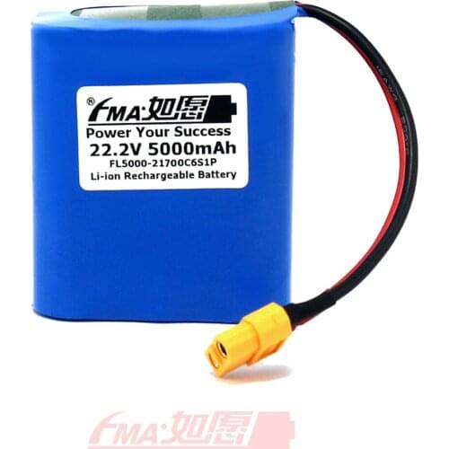Li-ion Battery 22.2v 3AH/5AH by Samsung 21700 30T/50E for RC Drone airplane XT60