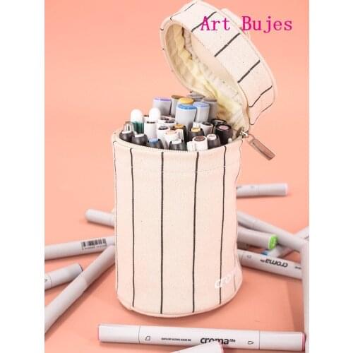 US Croma marker pen 24 color set 24A 24B 24C soft head alcohol oil marker hand-painted animation design double-headed marker pen