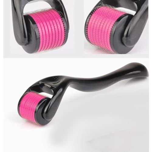 Micro Needle Roller Derma Roller Dermaroller Titanium Hair Regrowth Beard Growth Anti Hair Loss Treatment Thinning Hair Receding