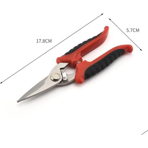Multifunction Metal Scissors Cable Stripping Shears Stainless Steel Electrician Tool MAZI888