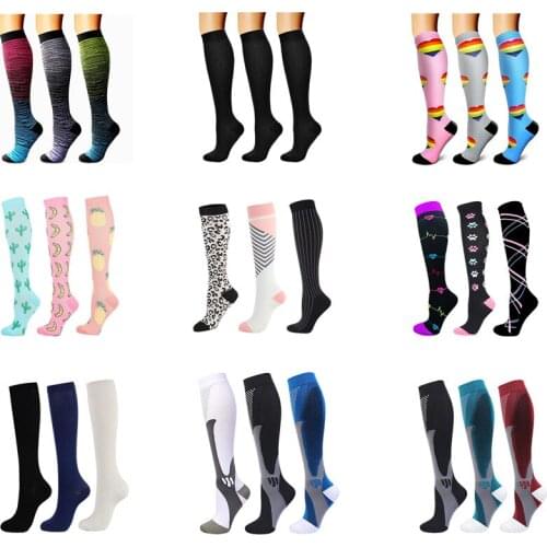 Dropship New Compression Socks Circulation Golf Tube Best for Medical Edema Diabetes Varicose Veins Running Men Women Socks