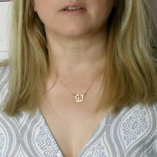 Personalized Name Monogram Necklace Collier Custom Name Choker Necklaces Pendents Stainless Steel Bijoux Custom Jewelry